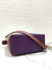 Loewe Puzzle Small Bag In Purple Caramel Blossom 24 x 16 x 10 cm - 2