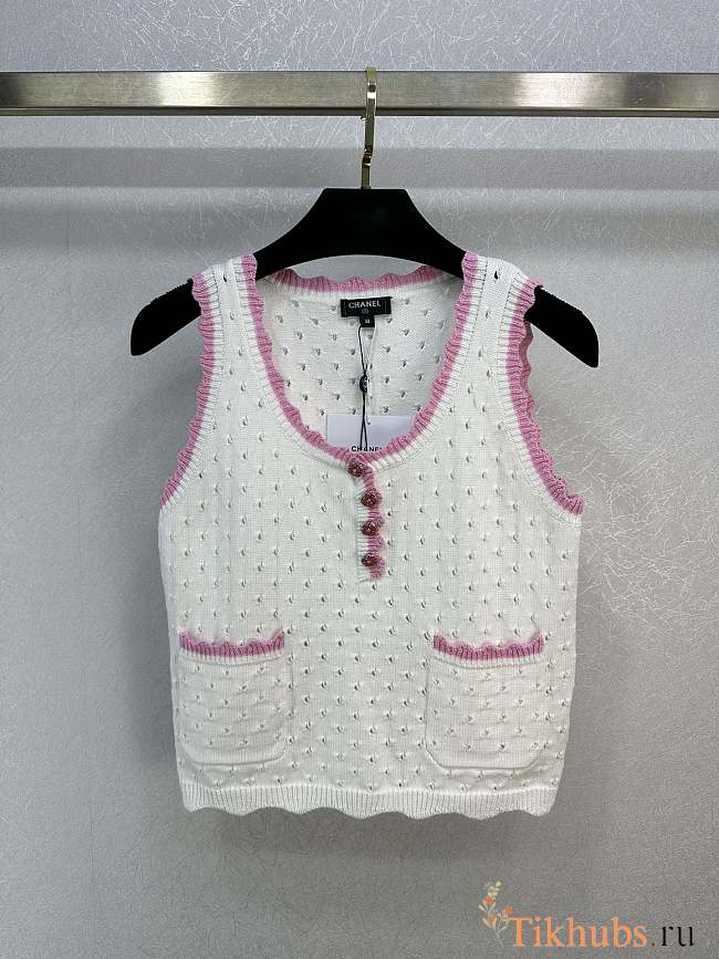 Chanel White Tank Top  - 1