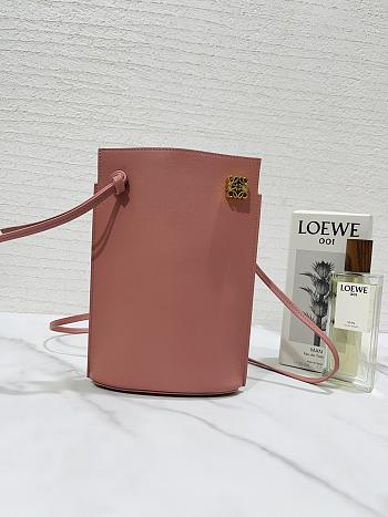 Loewe Dice Pocket Pink Bag 20.5x12.5x4cm