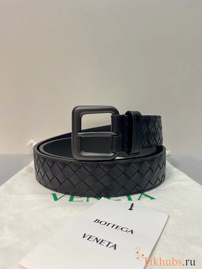 Bottega Veneta Black Belt 3.5cm - 1