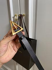 Bottega Veneta Leather Belt 1.5cm - 3