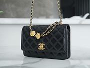 Chanel Wallet On Chain Black Gold 19cm - 4