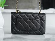 Chanel Wallet On Chain Black Gold 19cm - 2