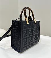 Fendi Sunshine Small Black Tote 25.5x22.5x12cm - 5