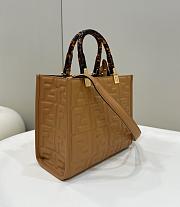 Fendi Sunshine Small Brown Tote 25.5x22.5x12cm - 2