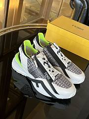 Fendi Flow White Green Sneaker - 3