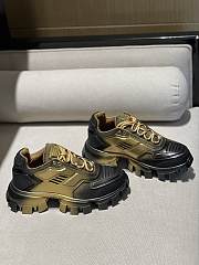 Prada Cloudburst Thunder Sneakers Gold Black - 1