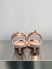 Fendi Colibri Lite Beige Mesh Slingback 5.5cm - 5