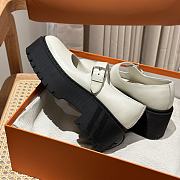 Hermes Hoxton Oxford Shoe White - 5