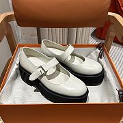 Hermes Hoxton Oxford Shoe White - 3