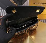 Dolce & Gabbana Black Small Sicily Handbag 18cm - 3