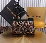 Dolce & Gabbana Black Small Sicily Handbag 18cm - 4