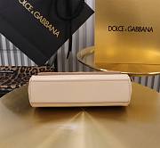 Dolce & Gabbana Beige Small Sicily Handbag Patent 18cm - 5