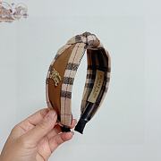 Burberry Brown Hairband - 2