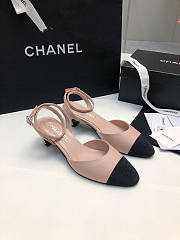 Chanel Slingback Pink Sandal 4cm - 1