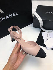 Chanel Slingback Pink Sandal 4cm - 3