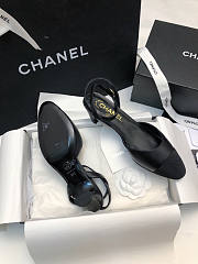 Chanel Slingback Black Sandal 4cm - 5