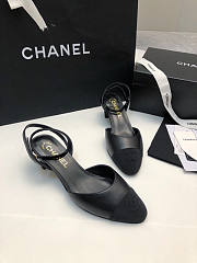 Chanel Slingback Black Sandal 4cm - 3