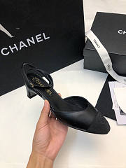 Chanel Slingback Black Sandal 4cm - 2