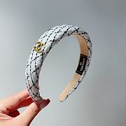 Chanel White Hairband - 1