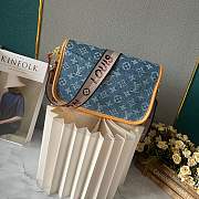 Louis Vuitton LV Diane Denim Bag 25x9x15cm - 5