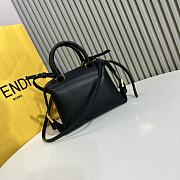 Fendi FF Cube Black Nappa Leather Mini Bag 16.5x13.5x9cm - 4