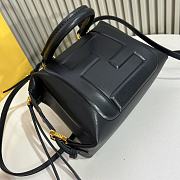 Fendi FF Cube Black Nappa Leather Mini Bag 16.5x13.5x9cm - 3