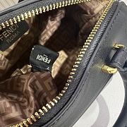 Fendi FF Cube Black Nappa Leather Mini Bag 16.5x13.5x9cm - 2