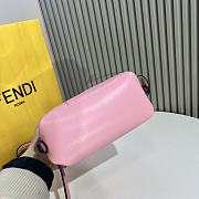 Fendi FF Cube Pink Nappa Leather Mini Bag 16.5x13.5x9cm - 5