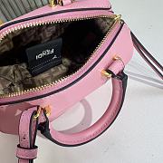 Fendi FF Cube Pink Nappa Leather Mini Bag 16.5x13.5x9cm - 2