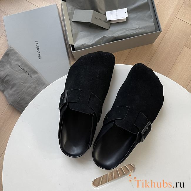 Balenciaga Black Mules Shoes - 1