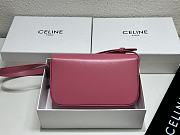 Celine Triomphe Bag Pink 20x10x4cm - 5