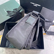 YSL Medium Niki Black Nylon 28x20x8.5cm - 5