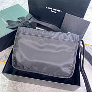 YSL Medium Niki Black Nylon 28x20x8.5cm - 2