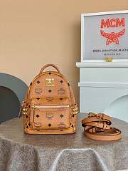 MCM Stark Bee Boo Side Studs Backpack 21x17.5x10cm - 6