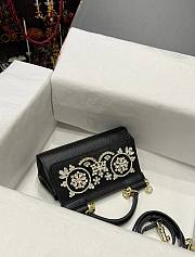 Dolce & Gabbana Small Sicily Handbag Black 19x13x6cm - 5