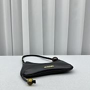 Jacquemus Le Bisou Perle Shoulder Bag Black 27x10.5cm - 6