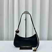Jacquemus Le Bisou Perle Shoulder Bag Black 27x10.5cm - 4