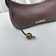 Jacquemus Le Bisou Perle Shoulder Bag Brown 27x10.5cm - 3