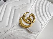 Gucci GG Marmont Small Top Handle White Bag 27x19x10.5cm - 2