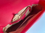 Gucci GG Marmont Small Top Handle Red Bag 27x19x10.5cm - 3