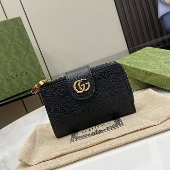 Gucci Medium Double G Wallet With Bamboo 13x8.5x2cm