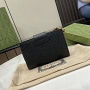 Gucci Medium Double G Wallet With Bamboo 13x8.5x2cm - 4