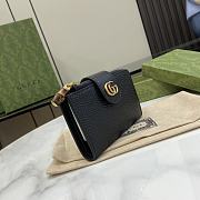 Gucci Medium Double G Wallet With Bamboo 13x8.5x2cm - 3