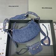 Balenciaga Le Cagole Bag Denim Blue 26x12x6cm - 5