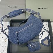 Balenciaga Le Cagole Bag Denim Blue 33x16x8cm - 5