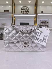 Chanel Flap Bag Silver Bag 20cm - 1