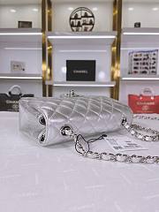 Chanel Flap Bag Silver Bag 20cm - 5