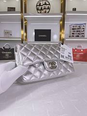 Chanel Flap Bag Silver Bag 20cm - 4