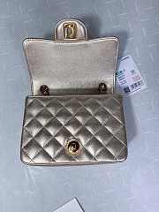 Chanel Mini Flap Bag Gold 17cm - 4